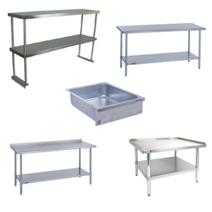 Picture for category Commercial Work Tables & Equipment Stands